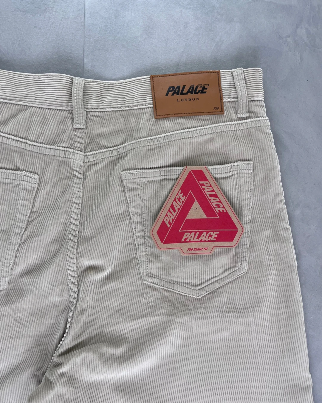 Palace P90 Baggy Corduroy Trousers stone - W32