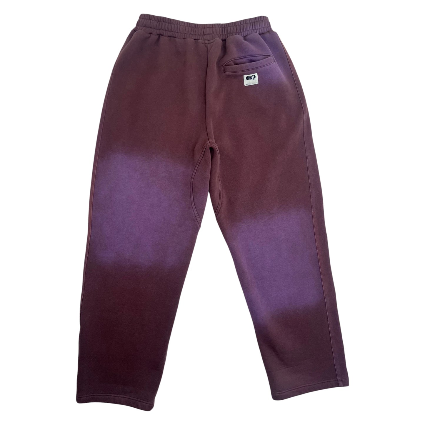 Clint's Inc Athletic Joggers brown + washed - L