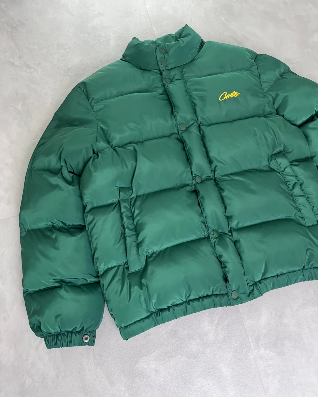 Corteiz Puffer Jacket green – (NEW) / S