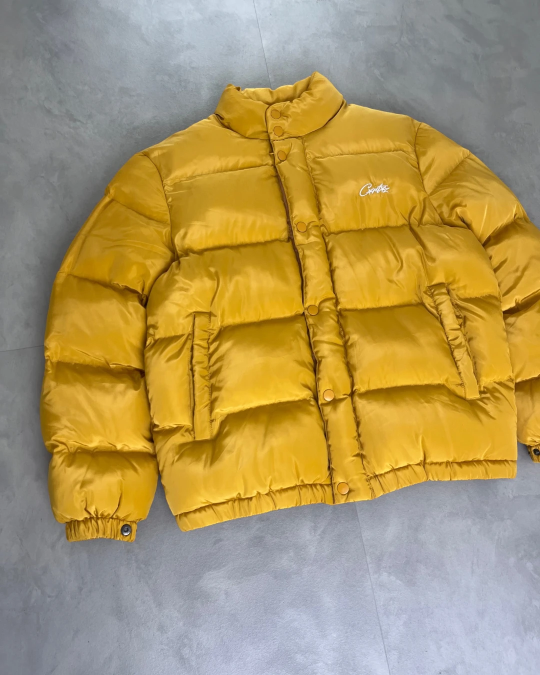 Corteiz Puffer Jacket yellow – (NEW) / S
