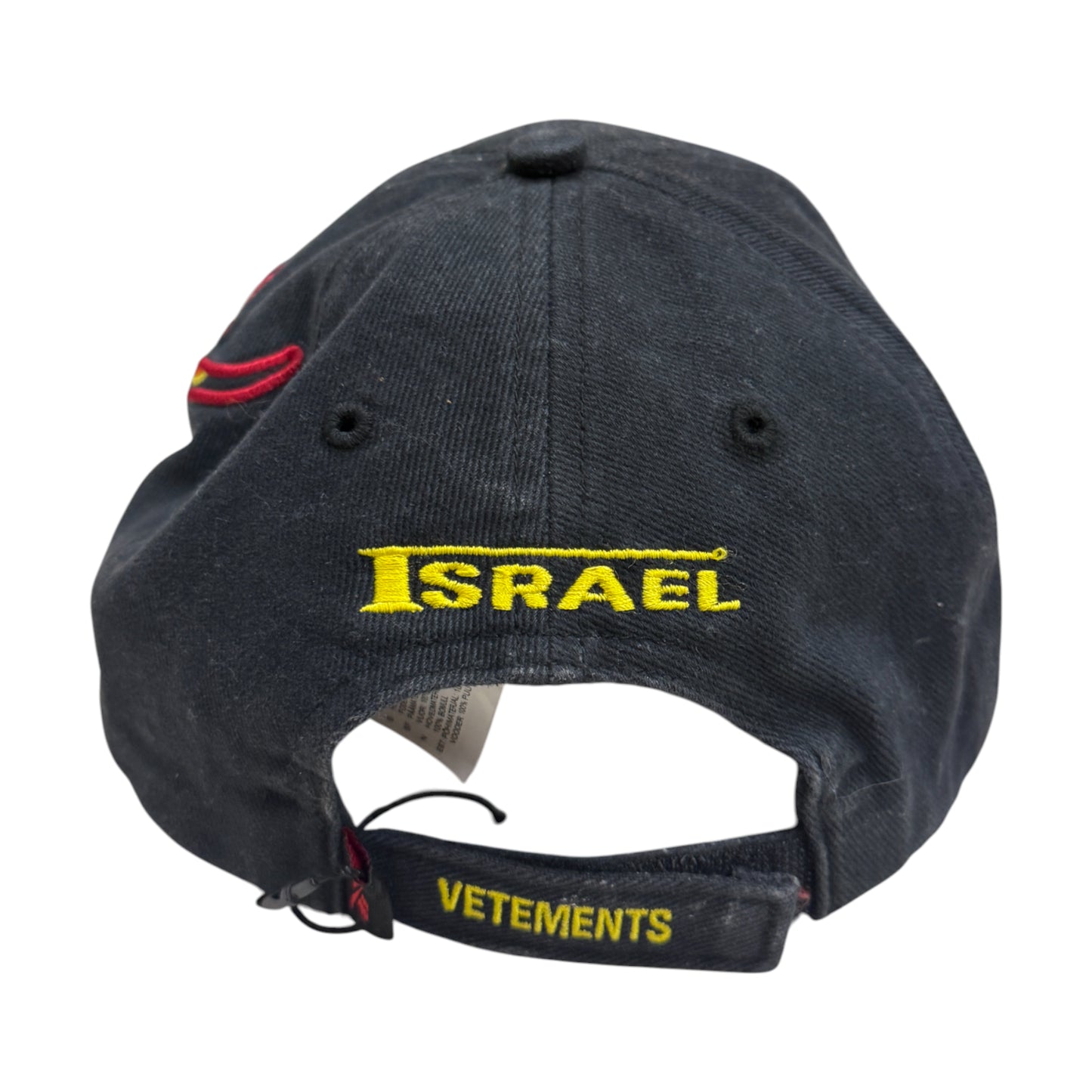 Vetements Israel Embroidered Cap - O/S