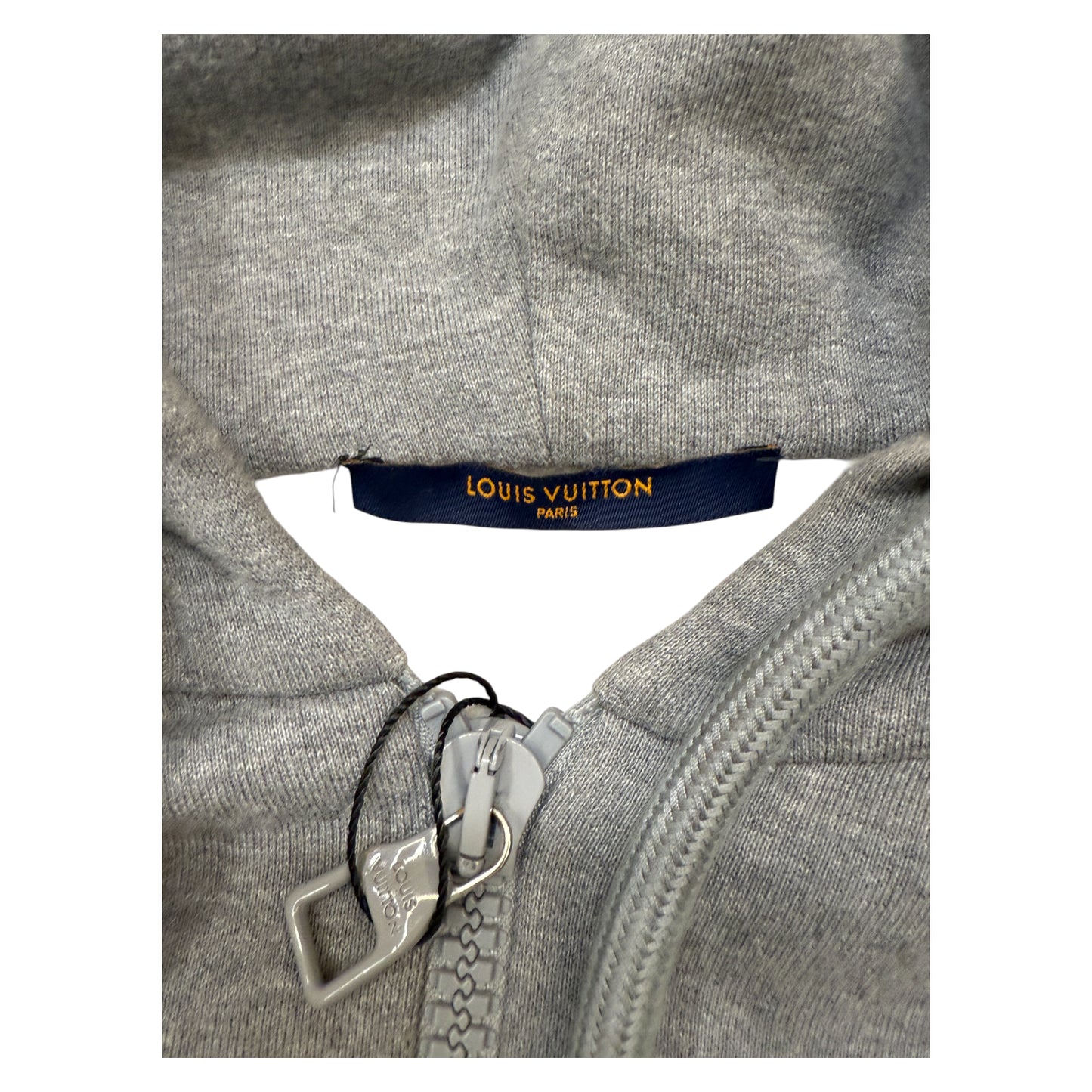 Louis Vuitton Zip Up Hoodie grey - M