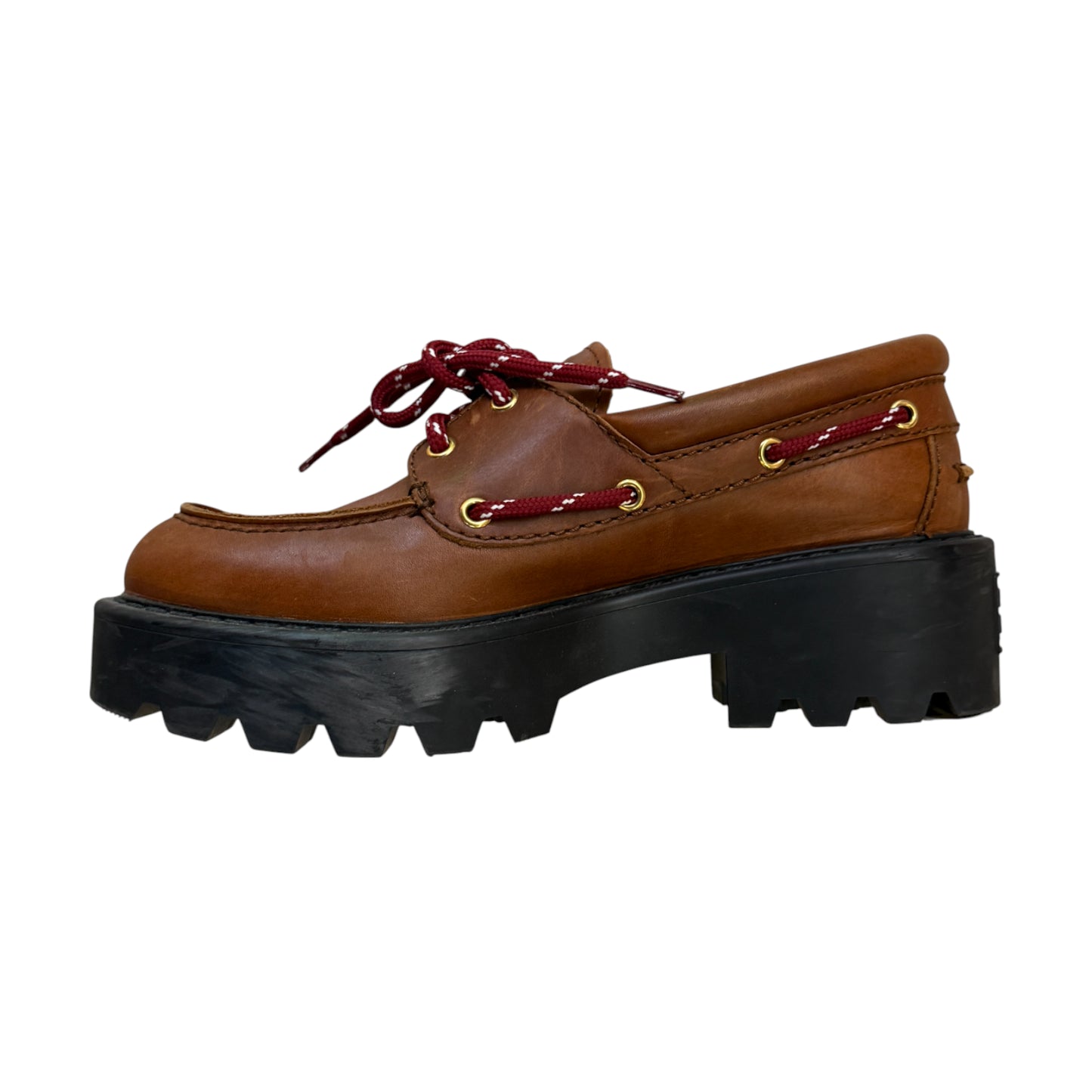 Miu Miu Leather Loafers brown - UK 7