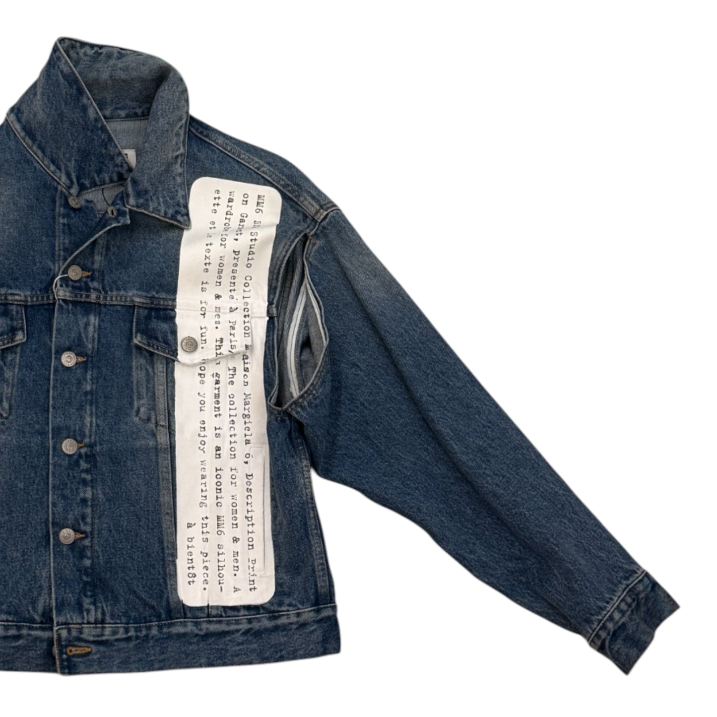 Maison Margiela Typography Denim jacket - SIZE38