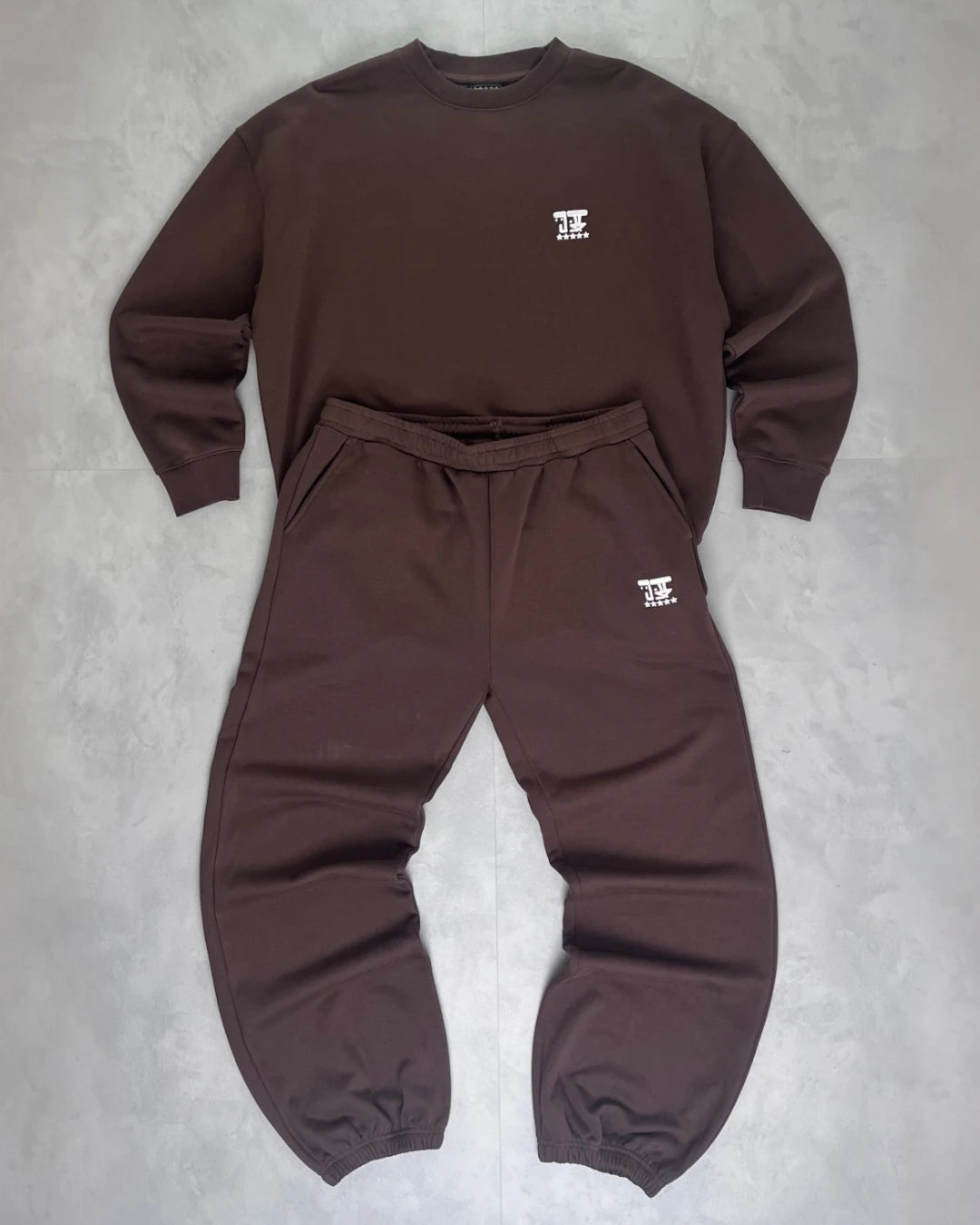 JUDAH TRIBE Full Set Tracksuit brown