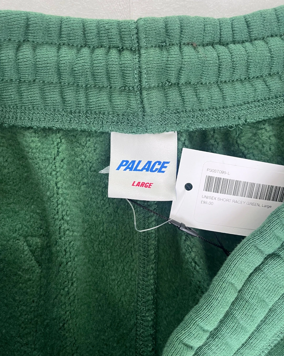 Palace Racey Cotton Shorts green – L