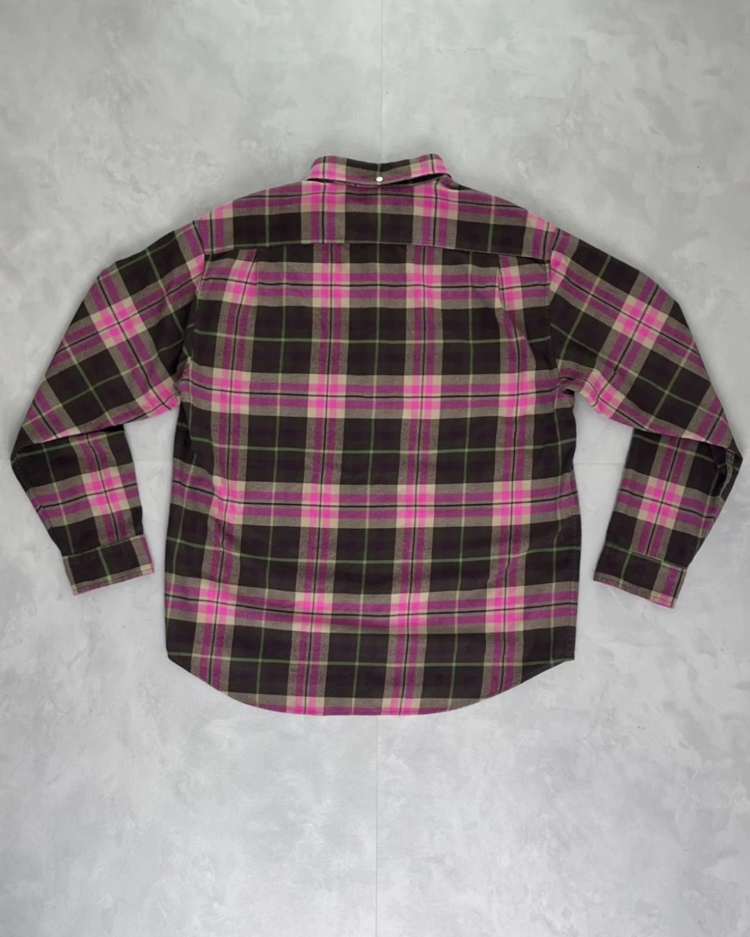 Supreme Flannel Oxford Shirt pink - (USED)
