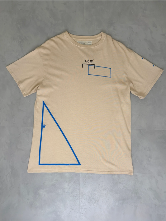 A Cold-Wall Lines T Shirt beige - M