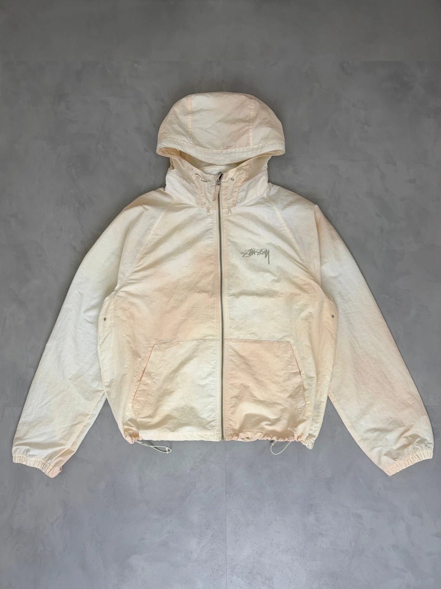 Stussy Windbreaker cream – (GRADE A) / L