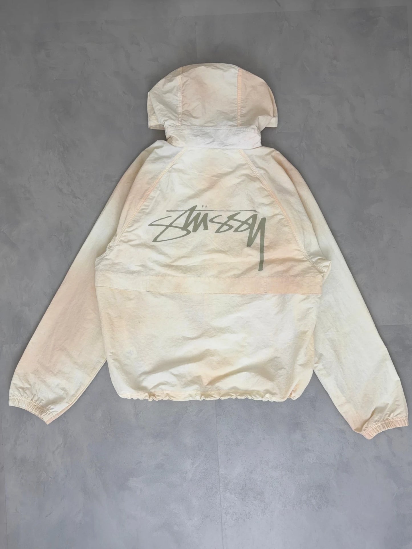 Stussy Windbreaker cream – (GRADE A) / L