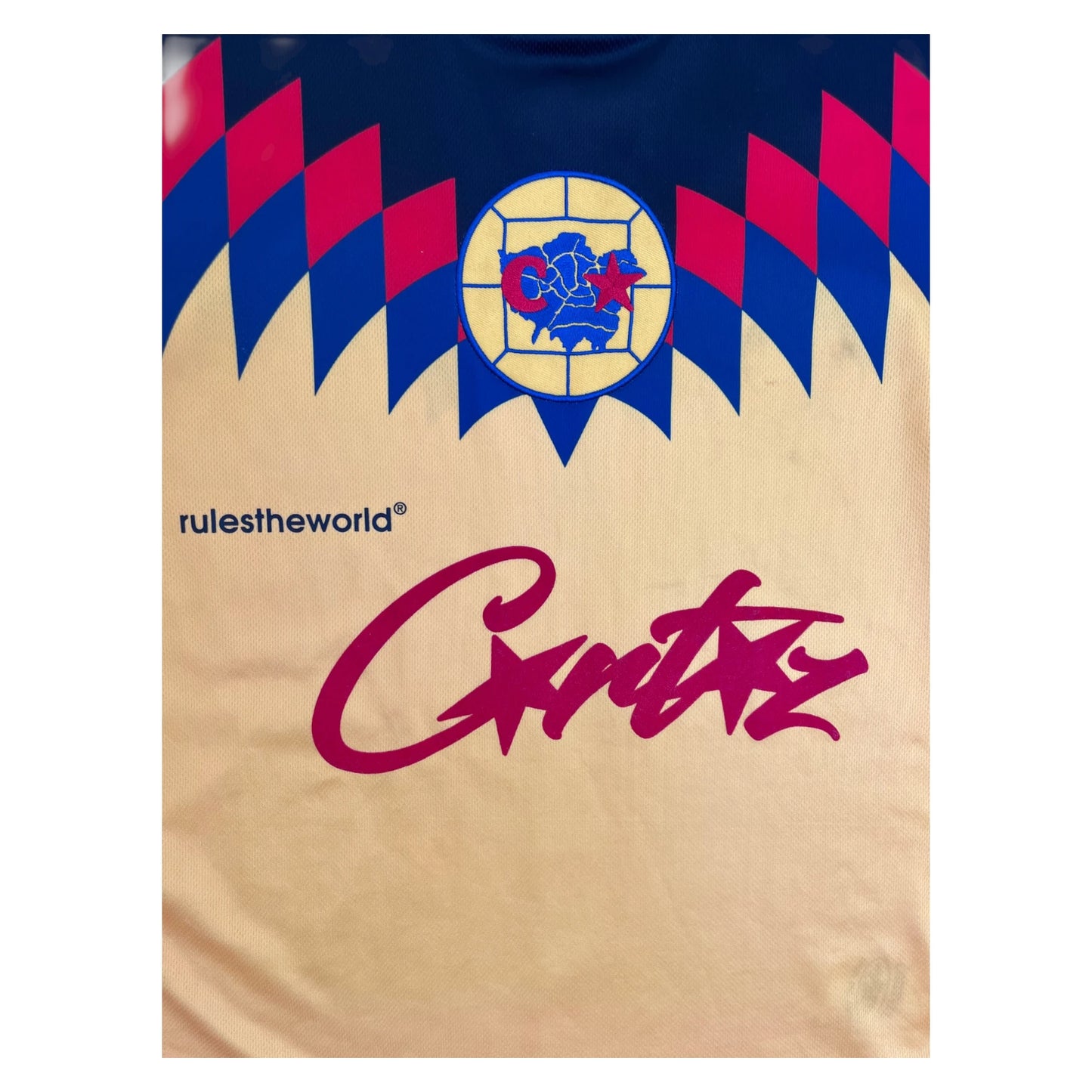 Corteiz Club America Football Jersey yellow - S