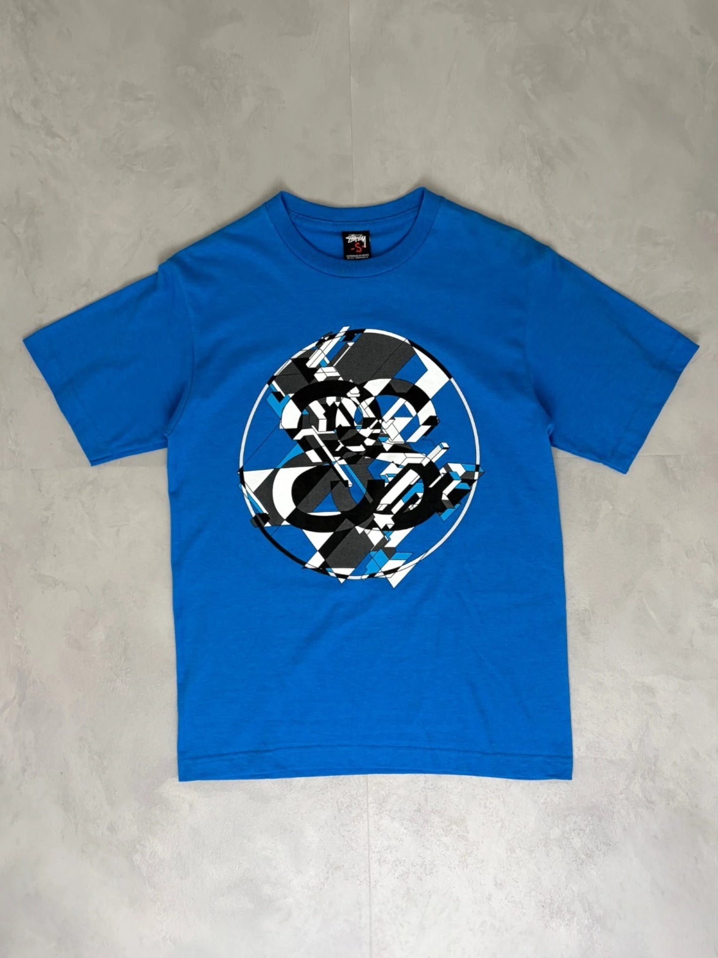 Stussy SS Shapes T Shirt blue - S