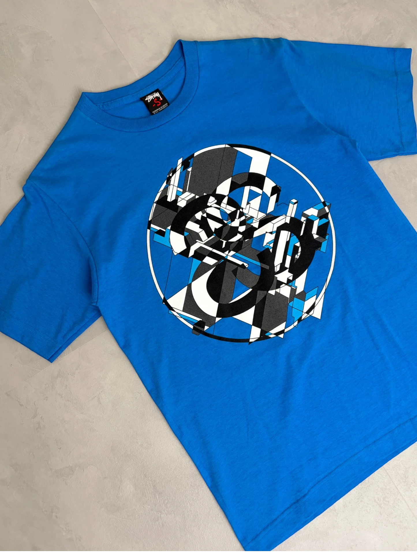 Stussy SS Shapes T Shirt blue - S