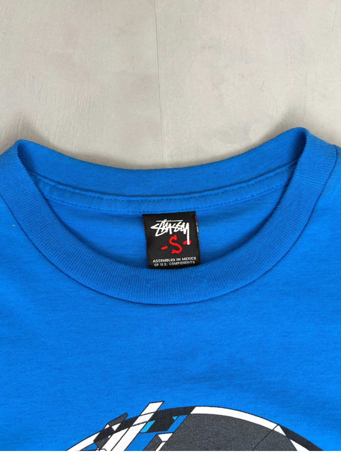 Stussy SS Shapes T Shirt blue - S