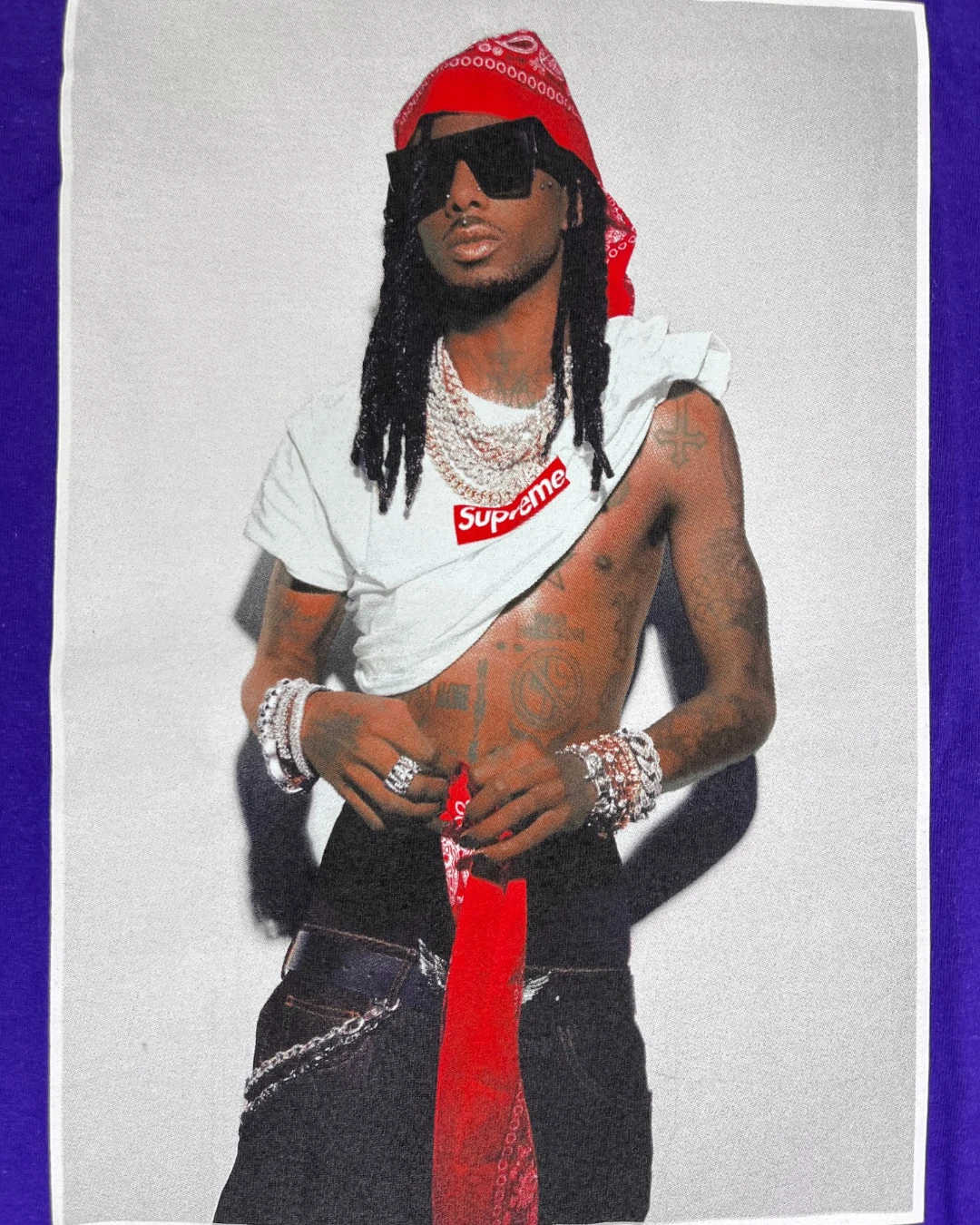 Supreme Playboi Carti T Shirt purple - (NEW)