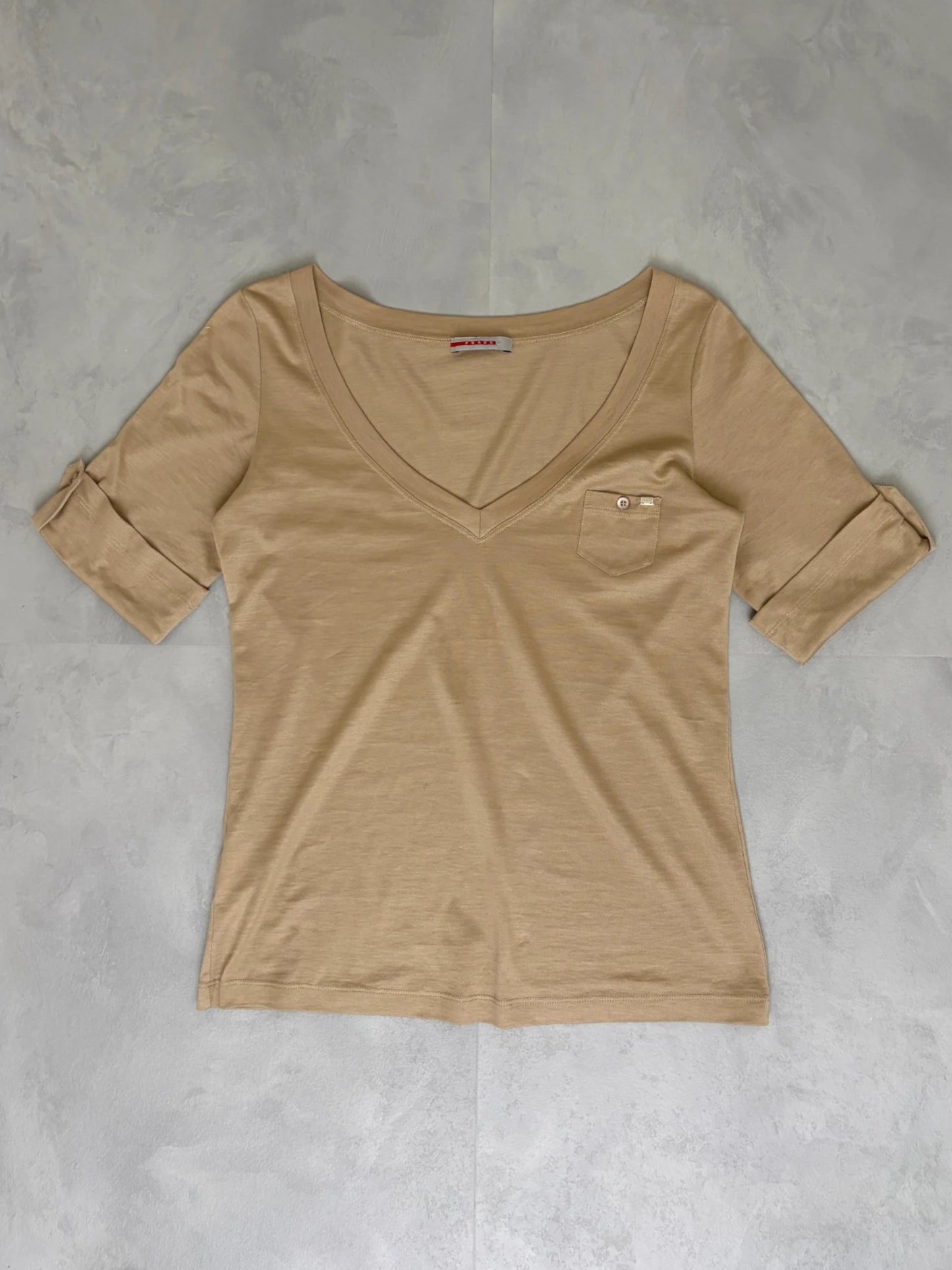 Prada Women’s T-Shirt 2006 beige – (GRADE A) / 8