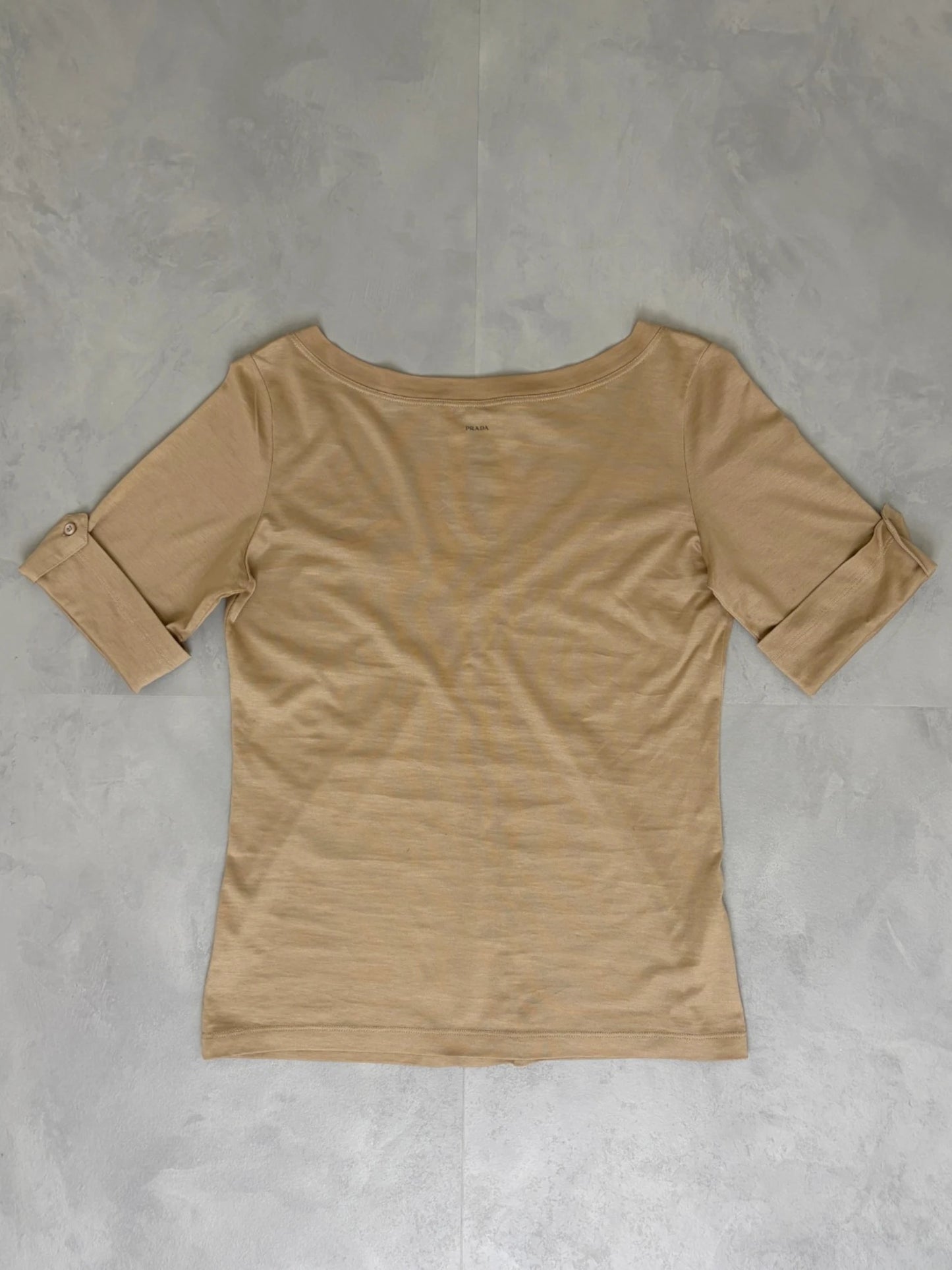 Prada Women’s T-Shirt 2006 beige – (GRADE A) / 8