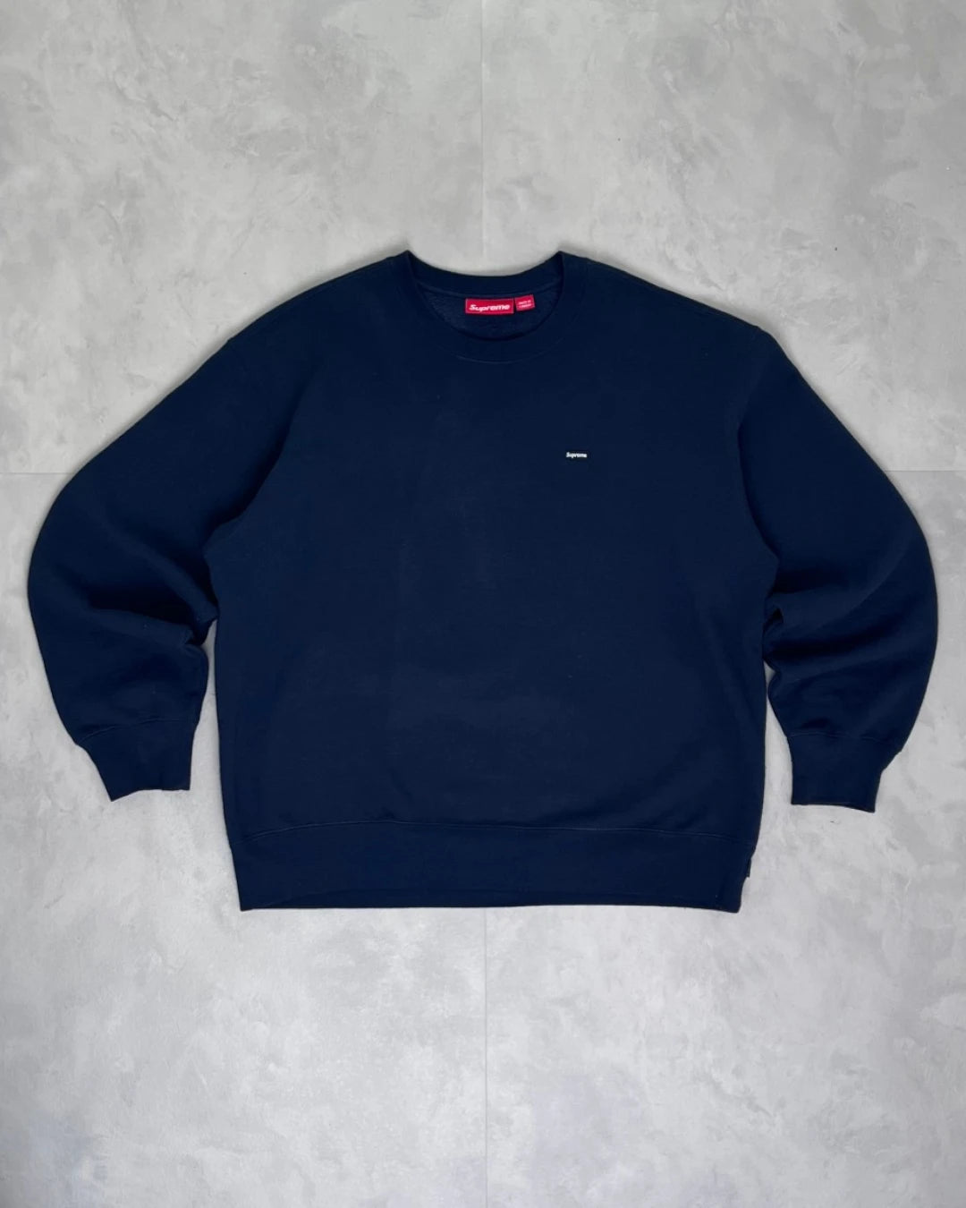 Supreme Small Box Logo Sweatshirt navy – M