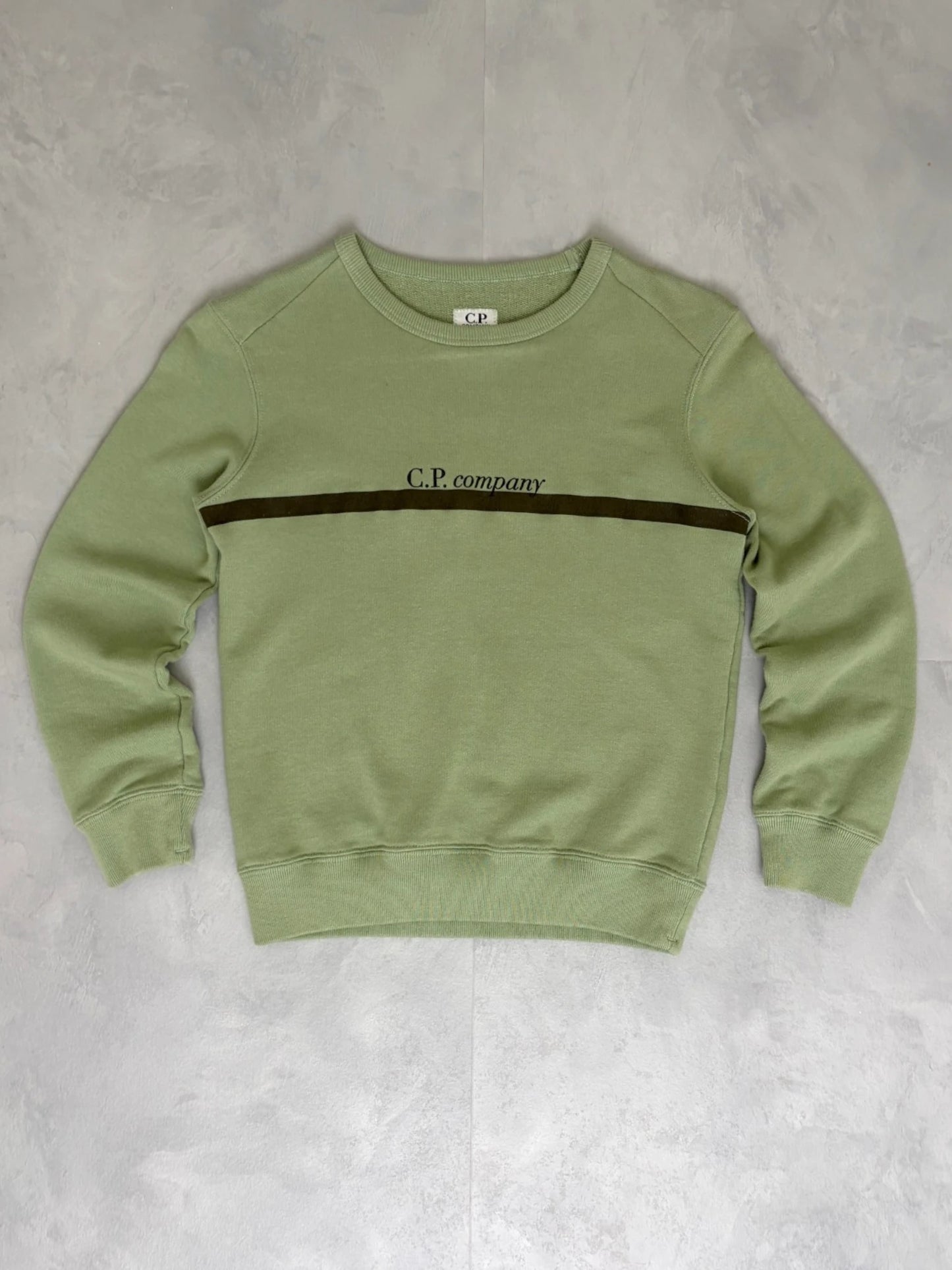 C.P Company Stripe Crewneck khaki - (NEW) / XS