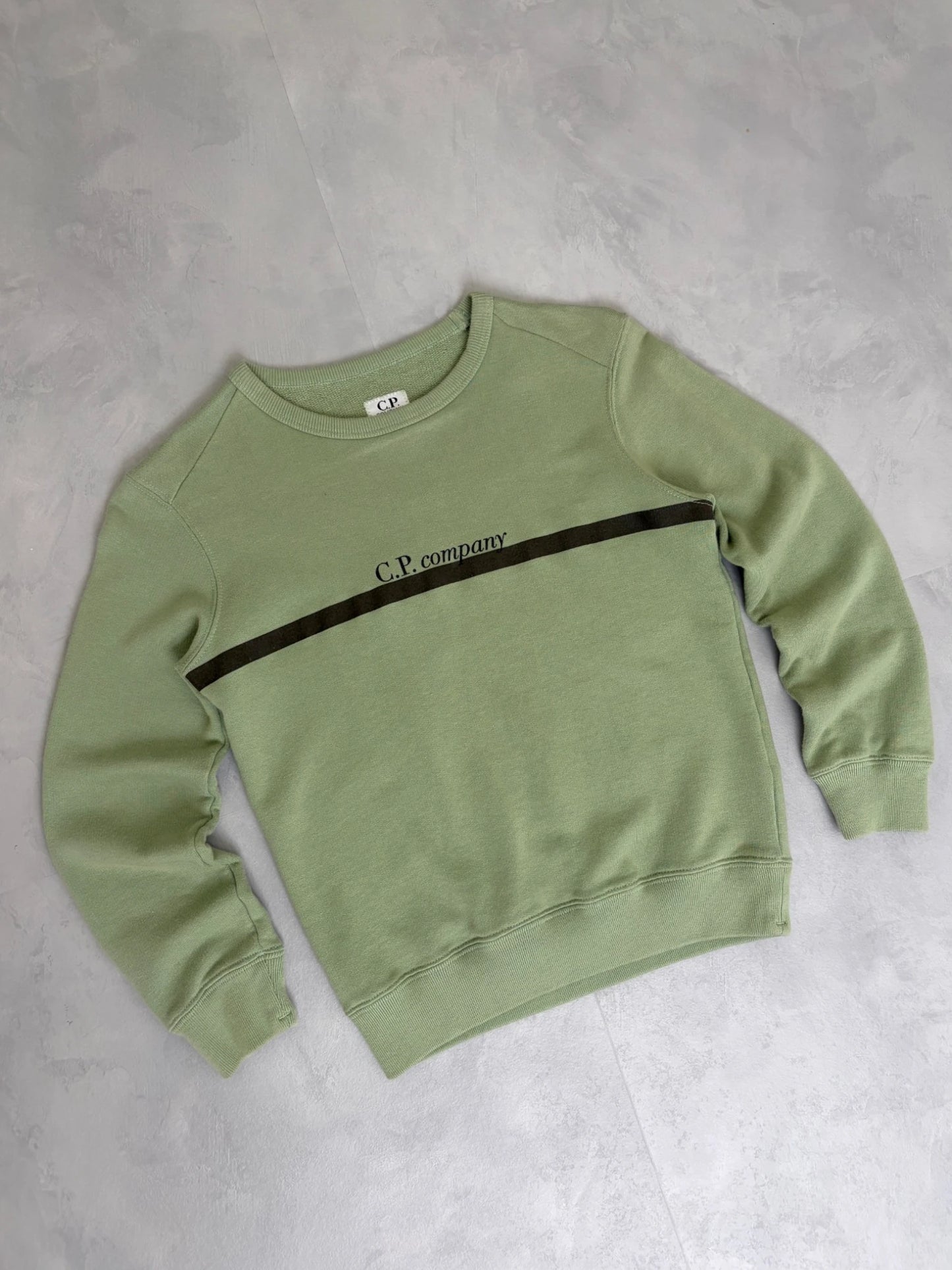 C.P Company Stripe Crewneck khaki - (NEW) / XS