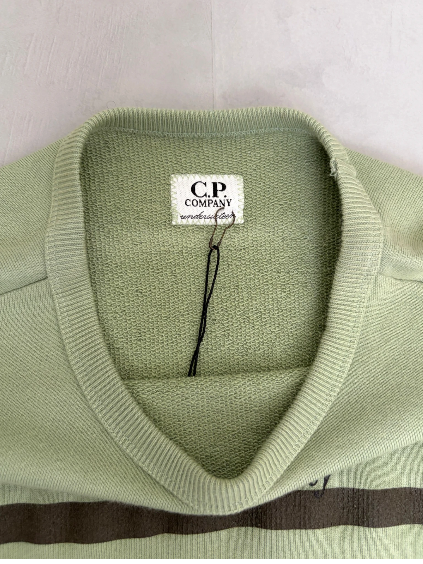 C.P Company Stripe Crewneck khaki - (NEW) / XS