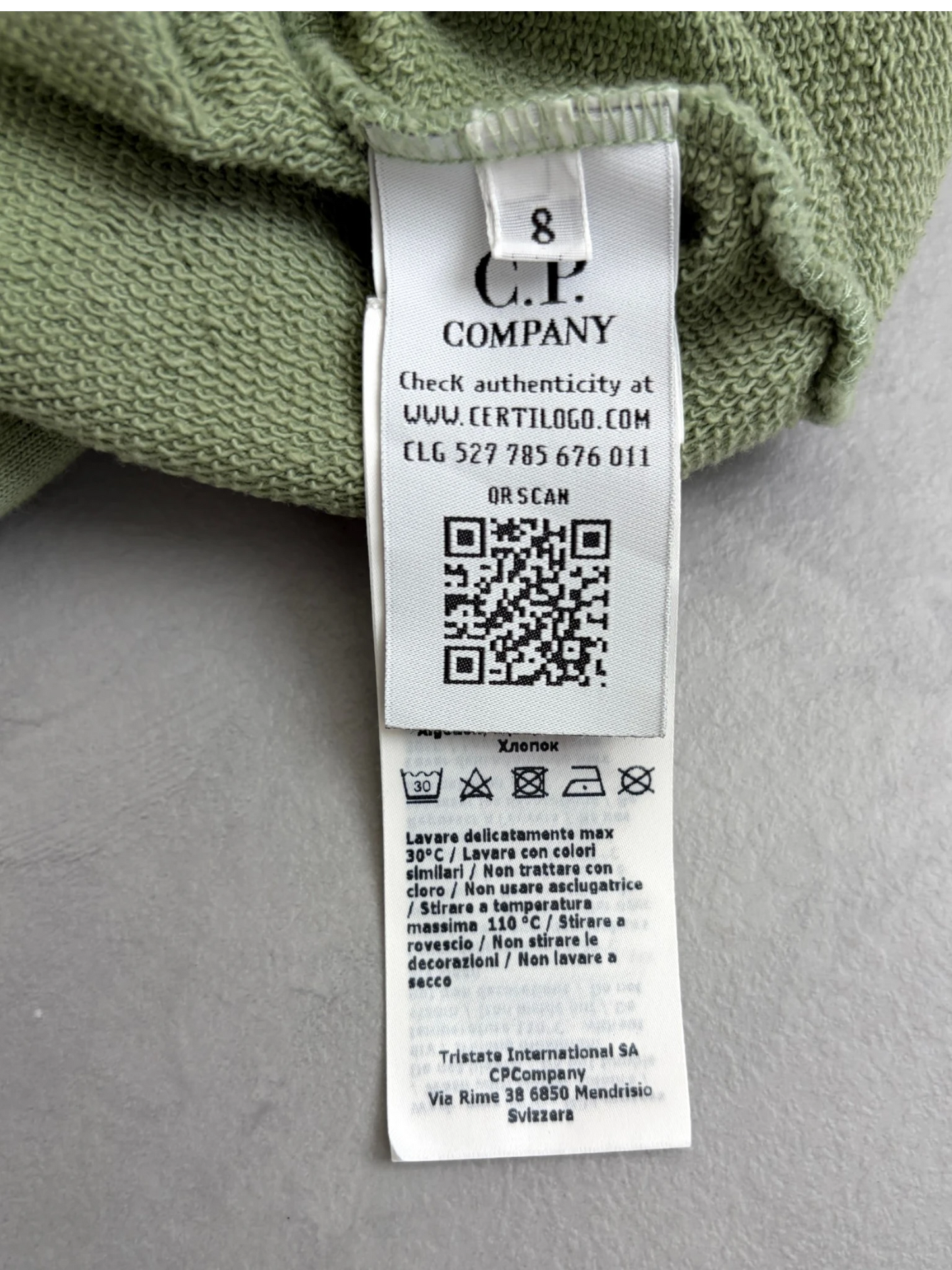 C.P Company Stripe Crewneck khaki - (NEW) / XS