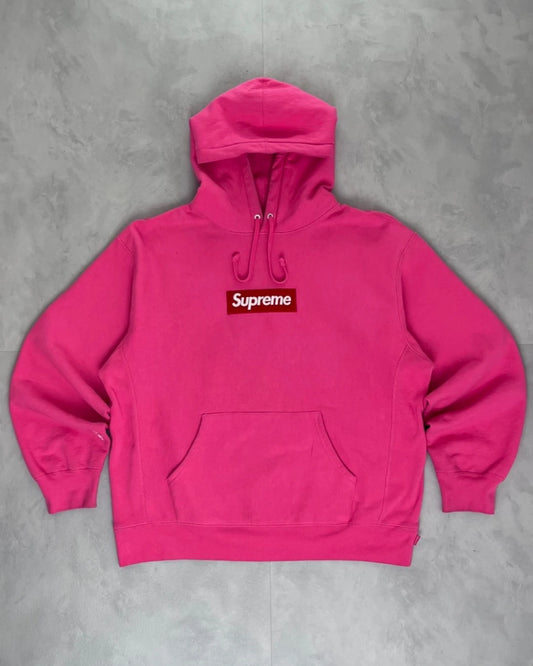 Supreme Box Logo Hoodie pink - (USED)
