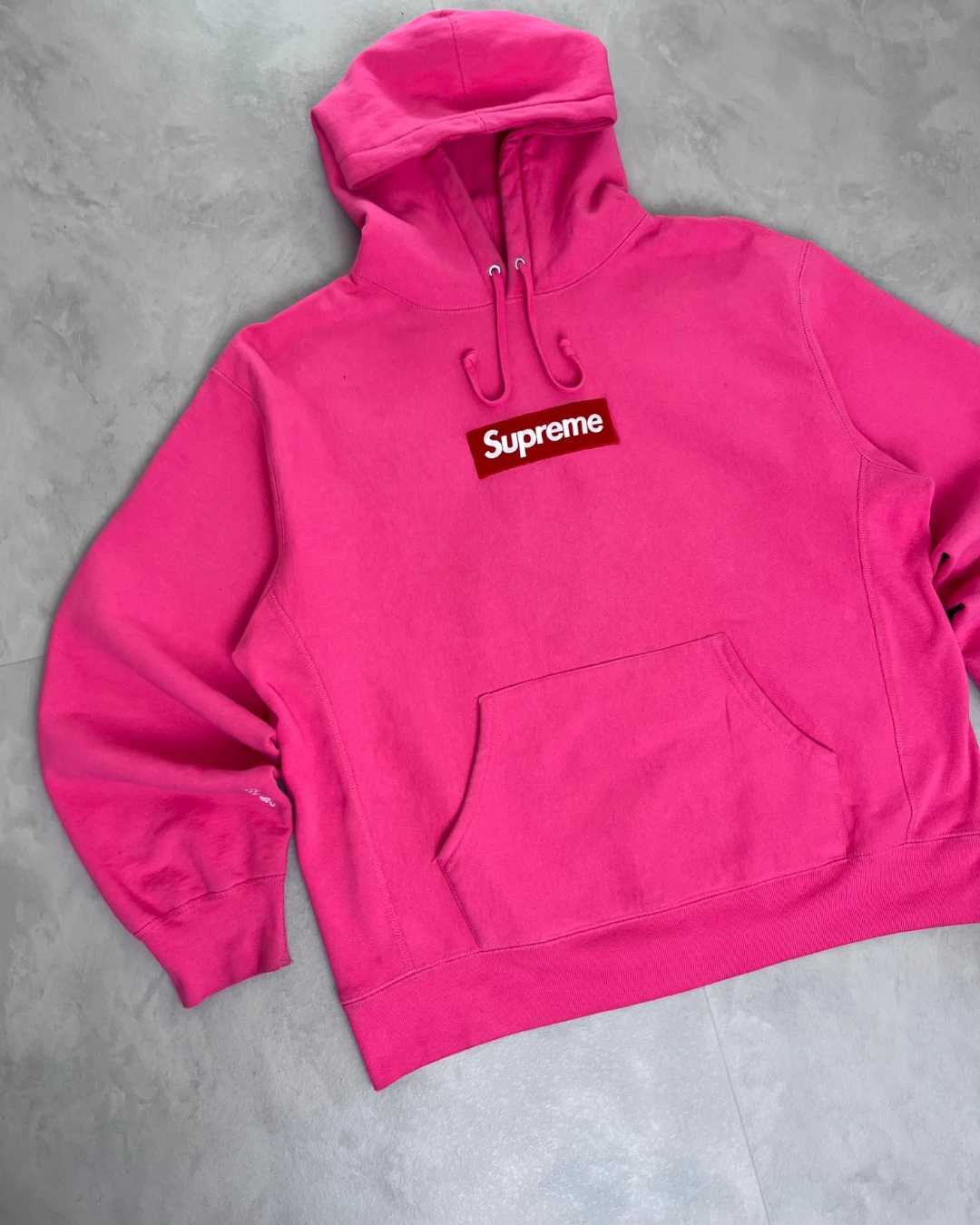 Supreme Box Logo Hoodie pink - (USED)