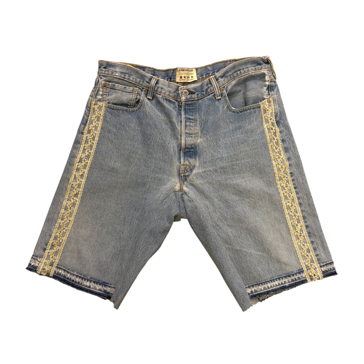 Jeanius Bar Atelier Denim Pearl Jorts - W34