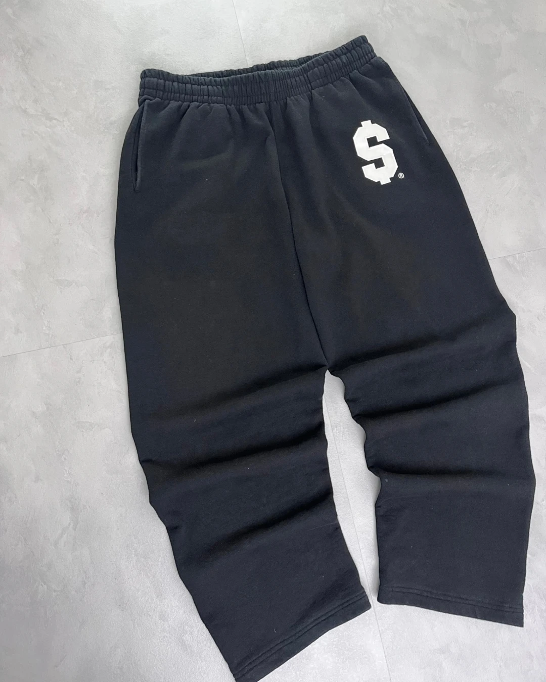 Supreme $ Sign Bottoms black – L