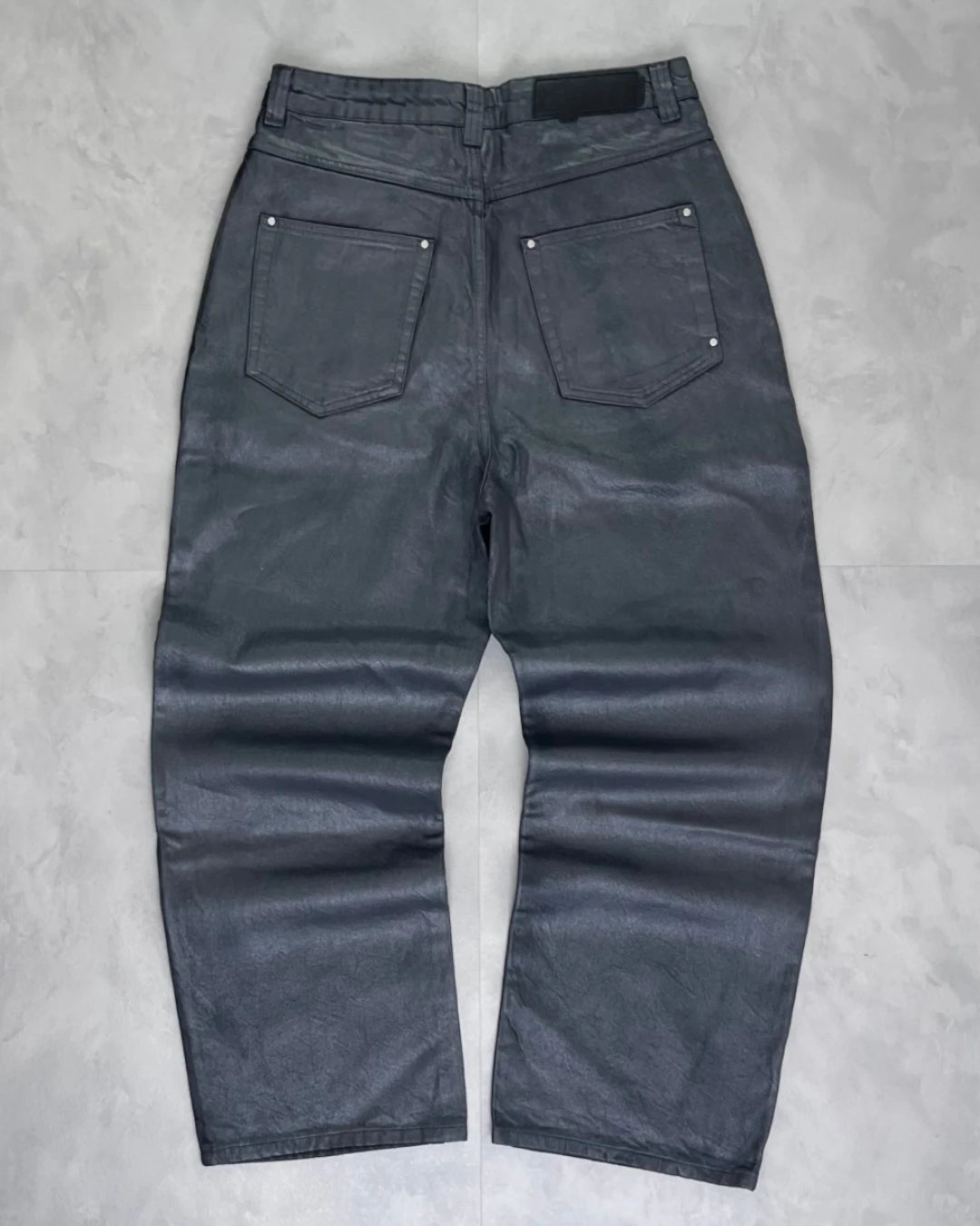 6PM Dark Chrome Coated Denim – W32