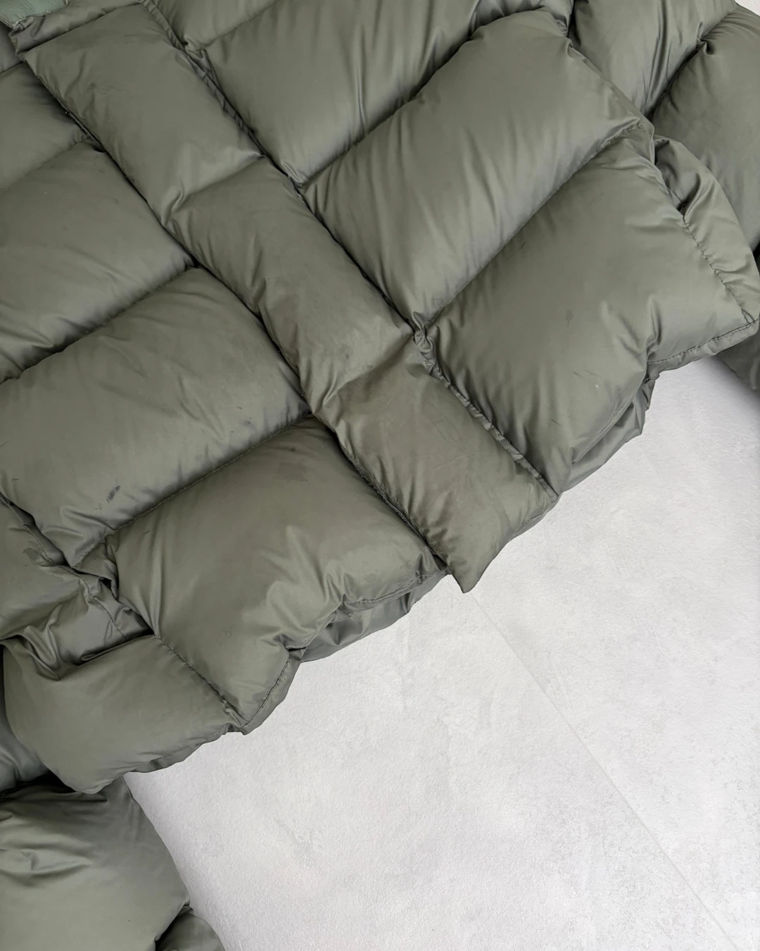 Entire Studios Cropped Puffer Jacket green - M