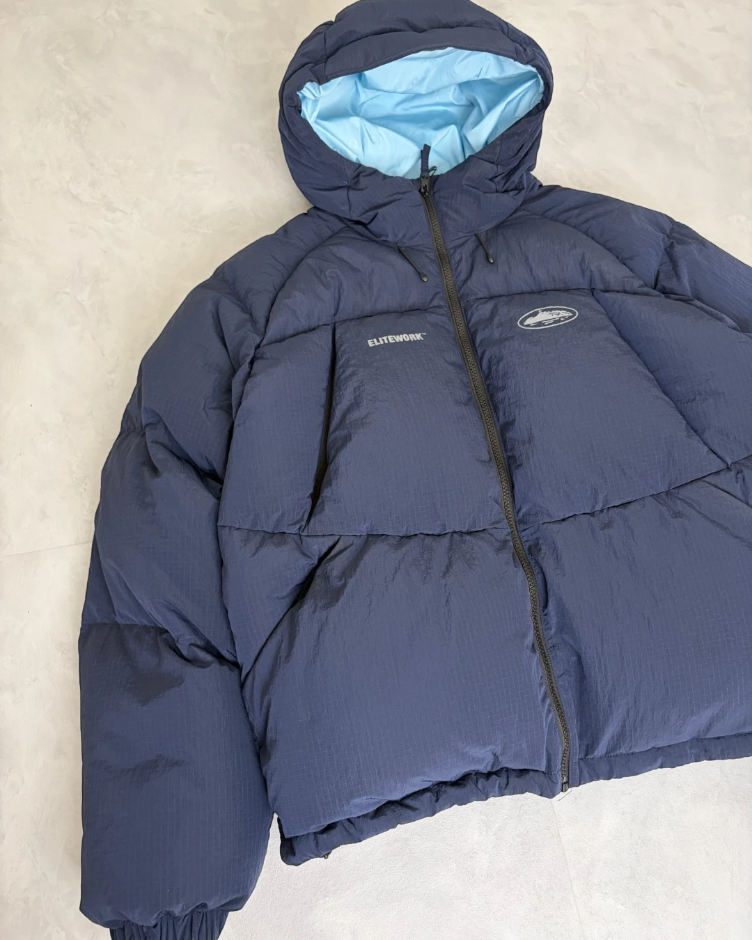 Corteiz Elite Work Puffer Jacket navy – (GRADE A) / L