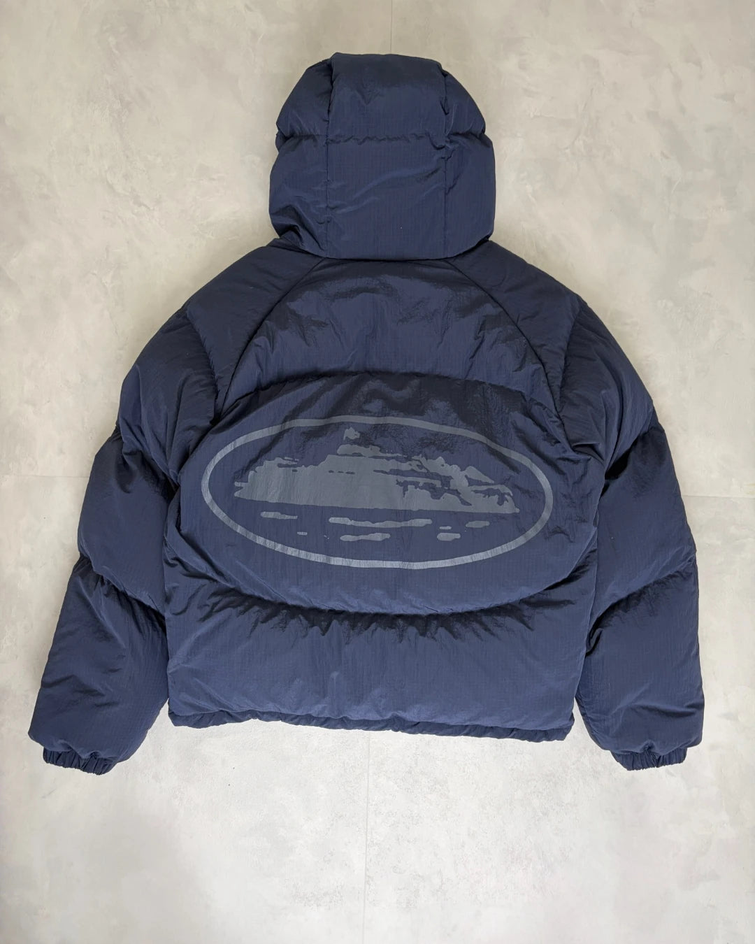 Corteiz Elite Work Puffer Jacket navy – (GRADE A) / L