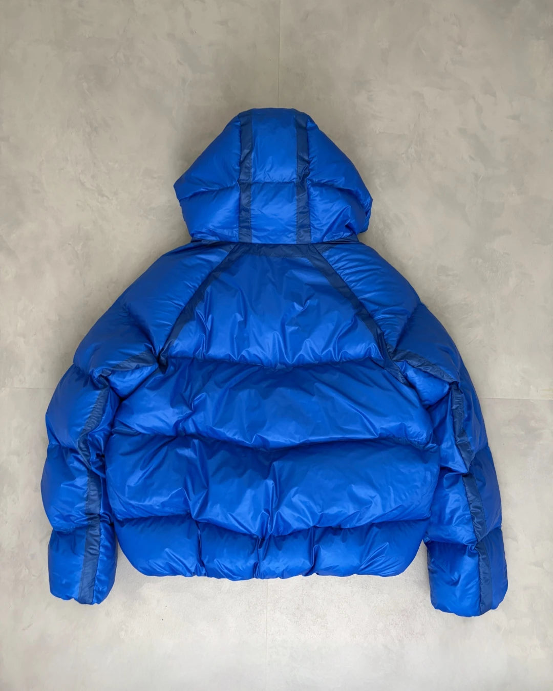 SynaWorld Translucent Puffer Jacket blue – (NEW)