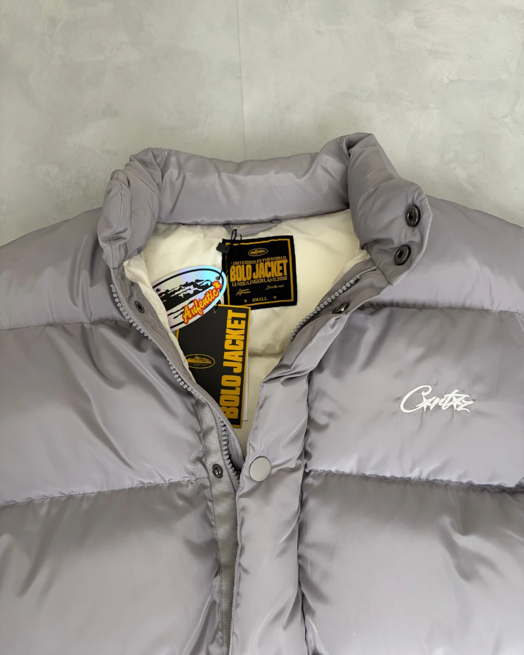 Corteiz Puffer Jacket grey - S