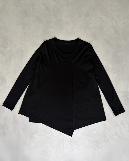 Y's Cotton Longsleeve black - (GRADE A) / SIZE2