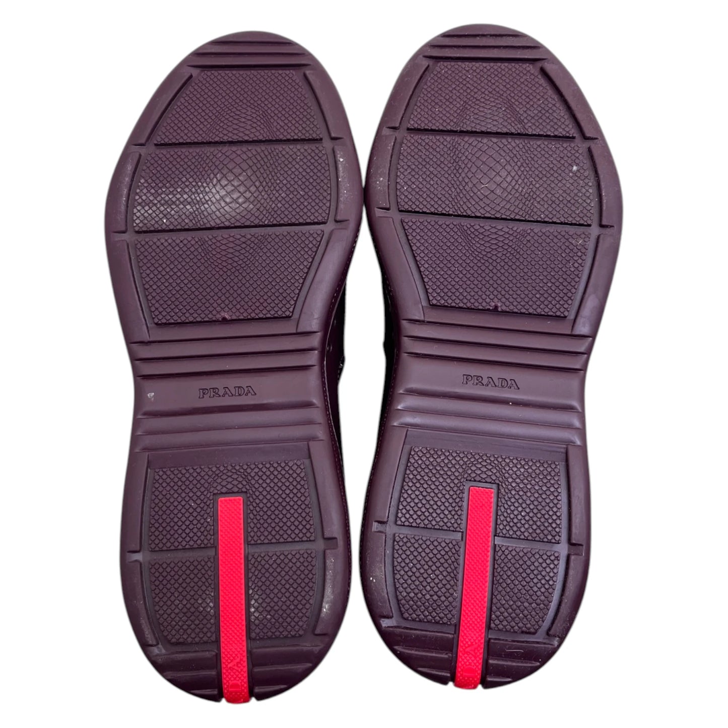 Prada Americas Cup Rubber burgundy - UK8