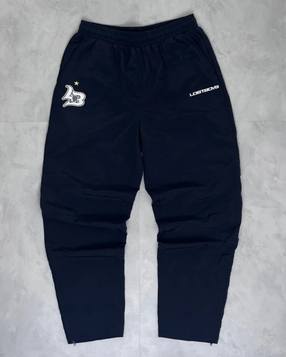 LOSTBOYS Nylon Pants black – M