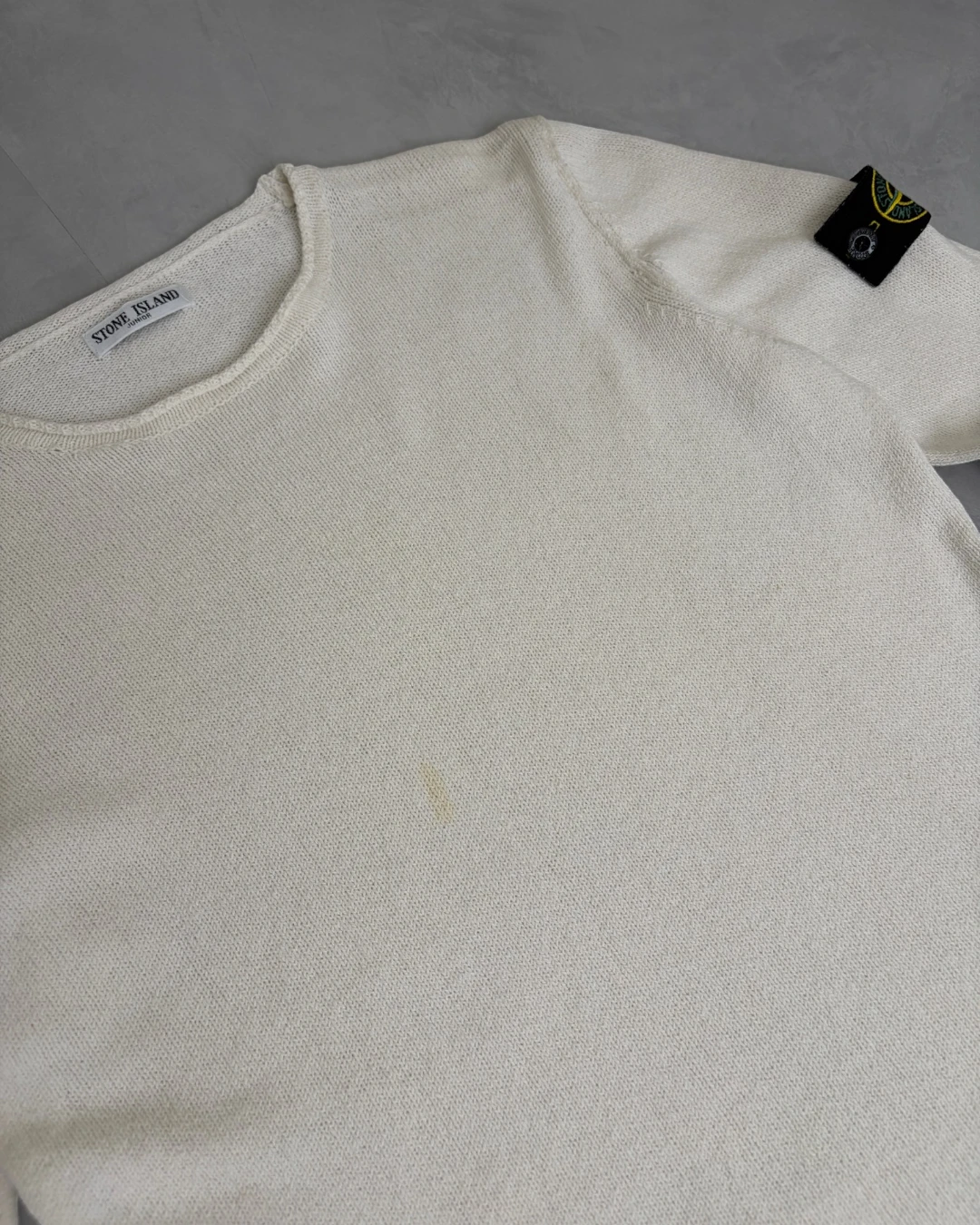 Stone Island Junior Jumper white - (GRADE A) / 8