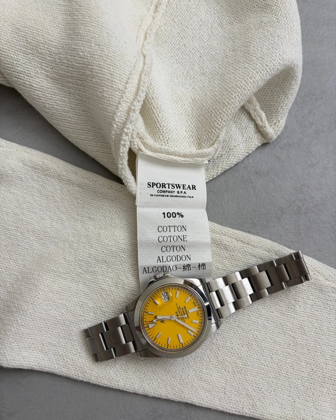 Stone Island Junior Jumper white - (GRADE A) / 8
