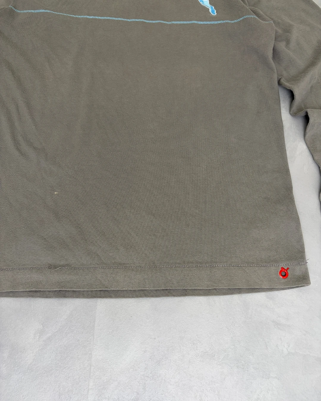 Puma Blue Logo Longsleeve grey – (GRADE A) / L
