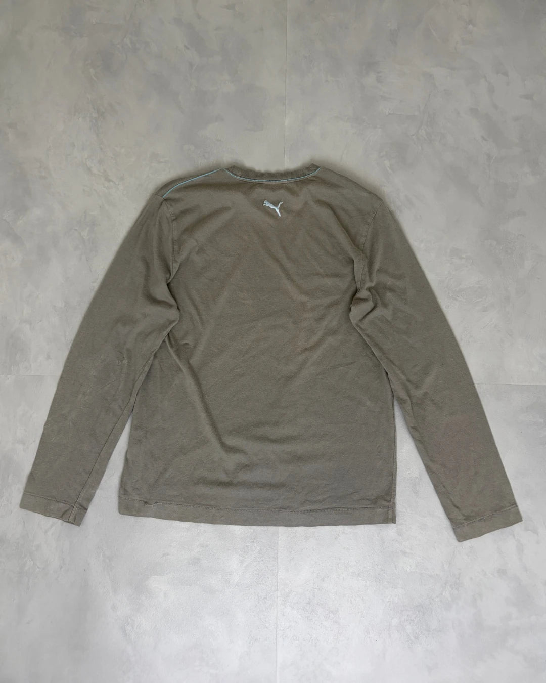 Puma Blue Logo Longsleeve grey – (GRADE A) / L