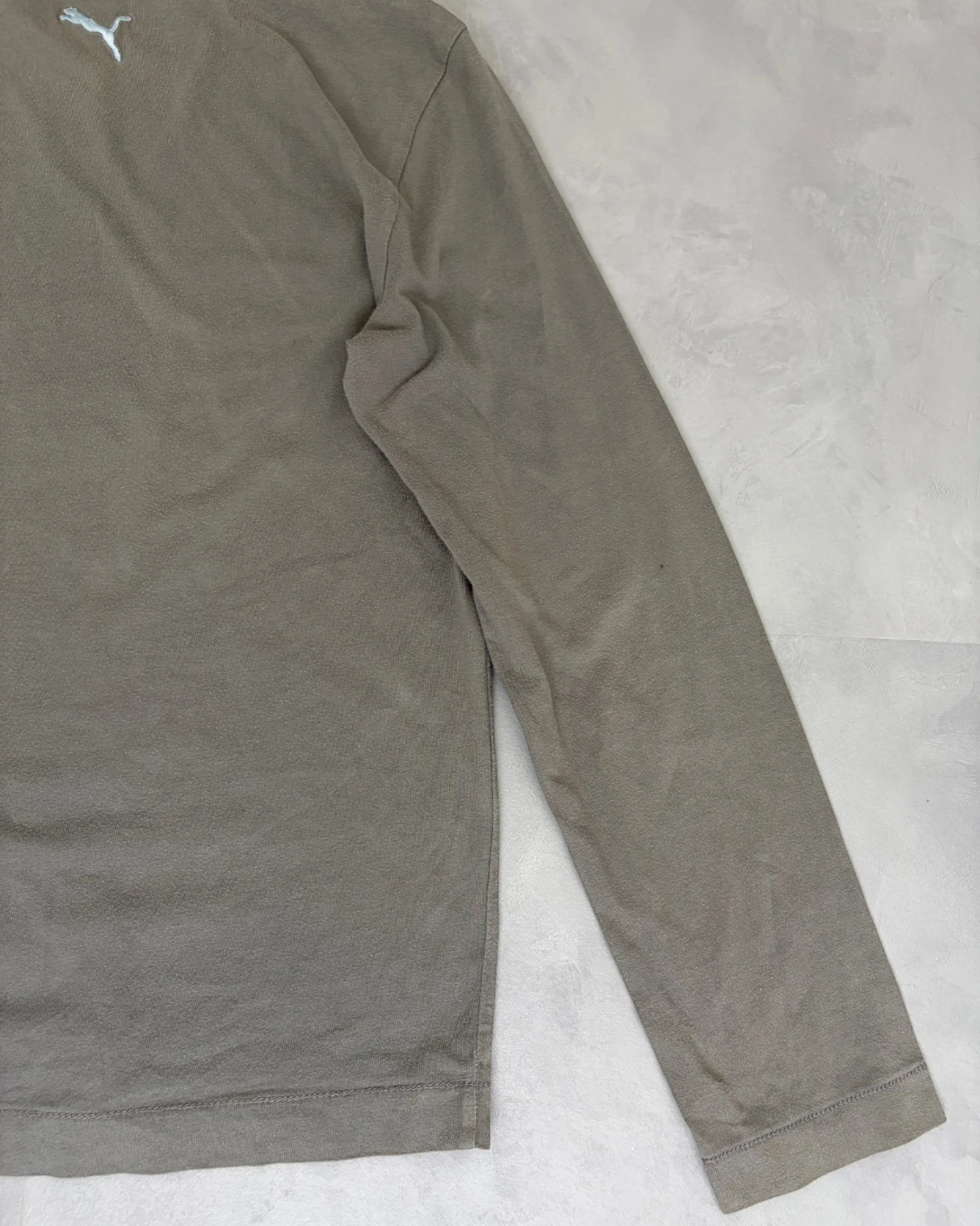 Puma Blue Logo Longsleeve grey – (GRADE A) / L