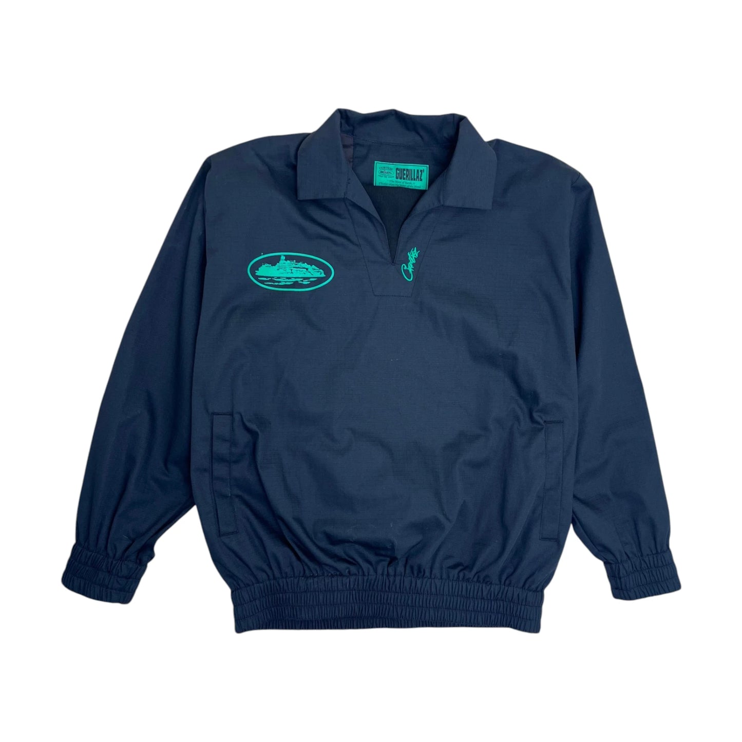 Corteiz Alcatraz Pullover black/green - L