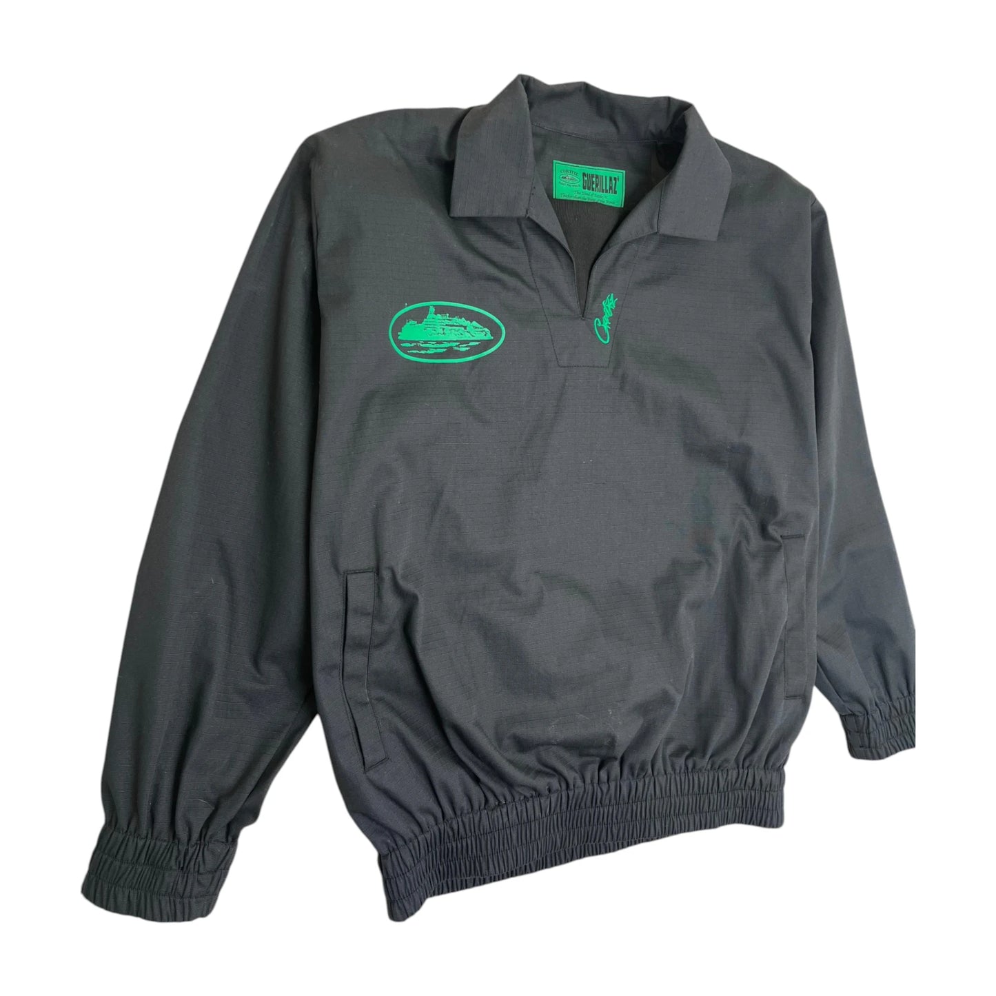 Corteiz Alcatraz Pullover black/green - L