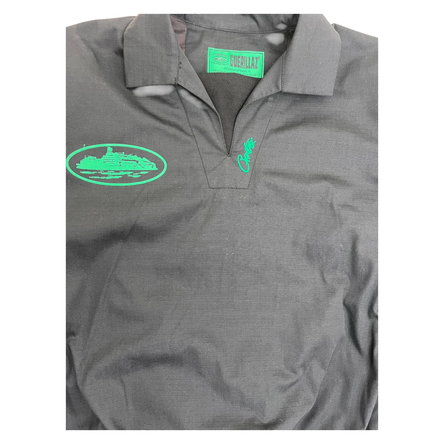 Corteiz Alcatraz Pullover black/green - L