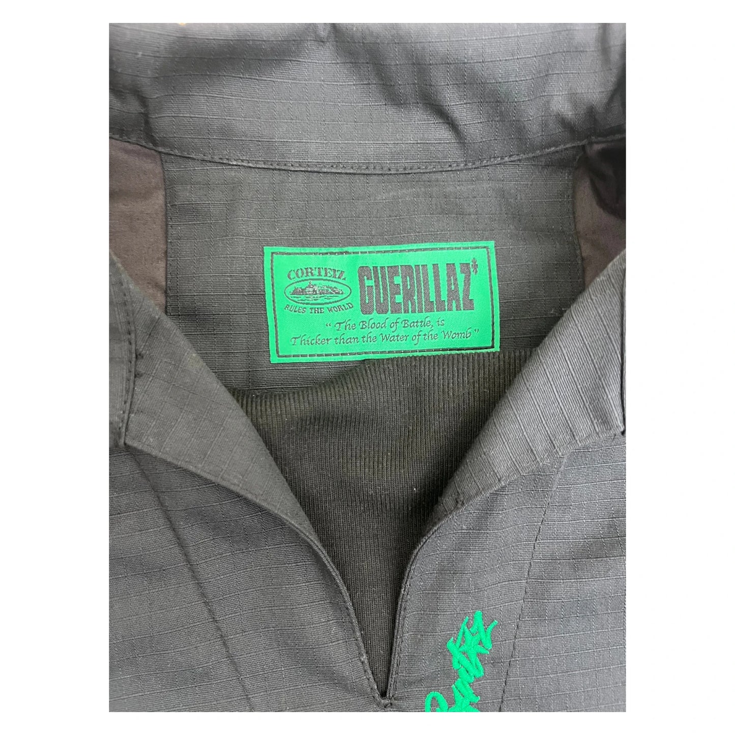 Corteiz Alcatraz Pullover black/green - L
