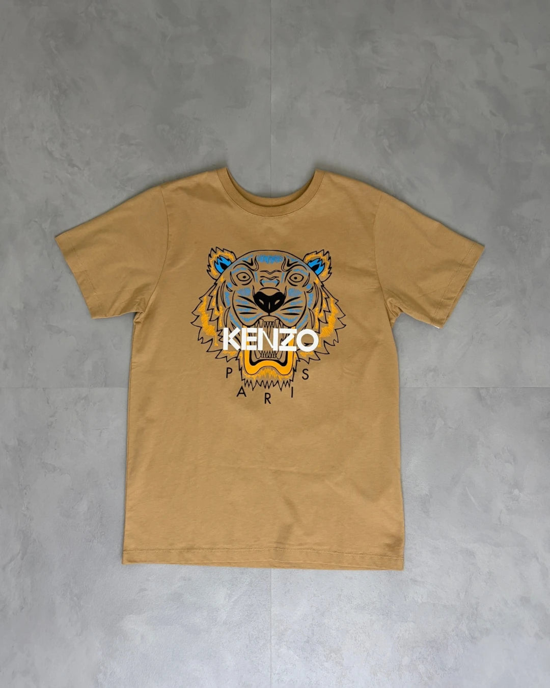 Kenzo Tiger Print T-Shirt beige – XS