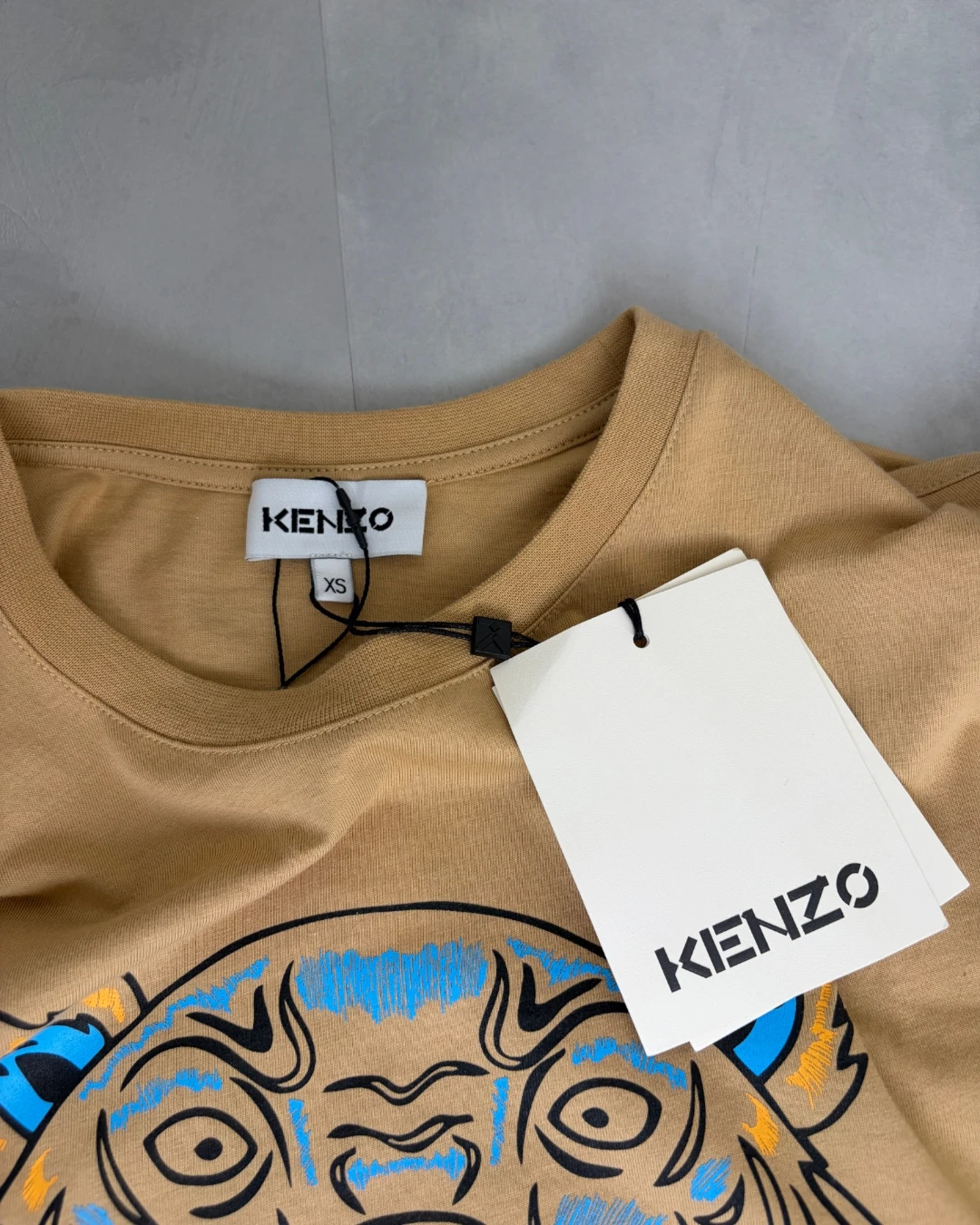 Kenzo Tiger Print T-Shirt beige – XS